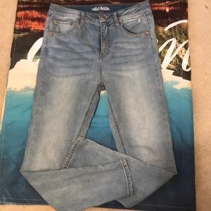 Light wash jeans